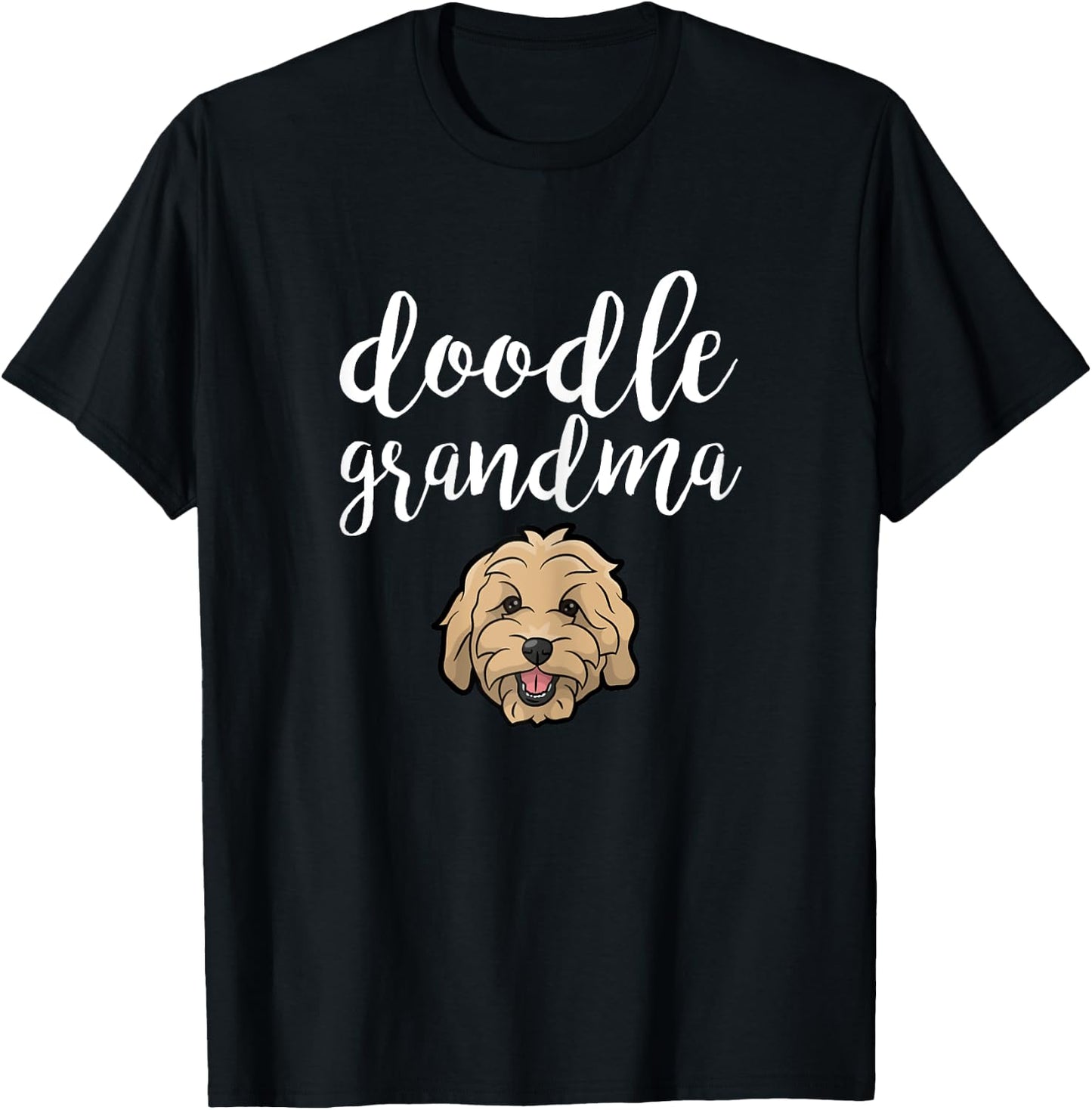 Goldendoodle Grandma - Doodle Grandma Cute Dog T-Shirt - T-Shirt | Black