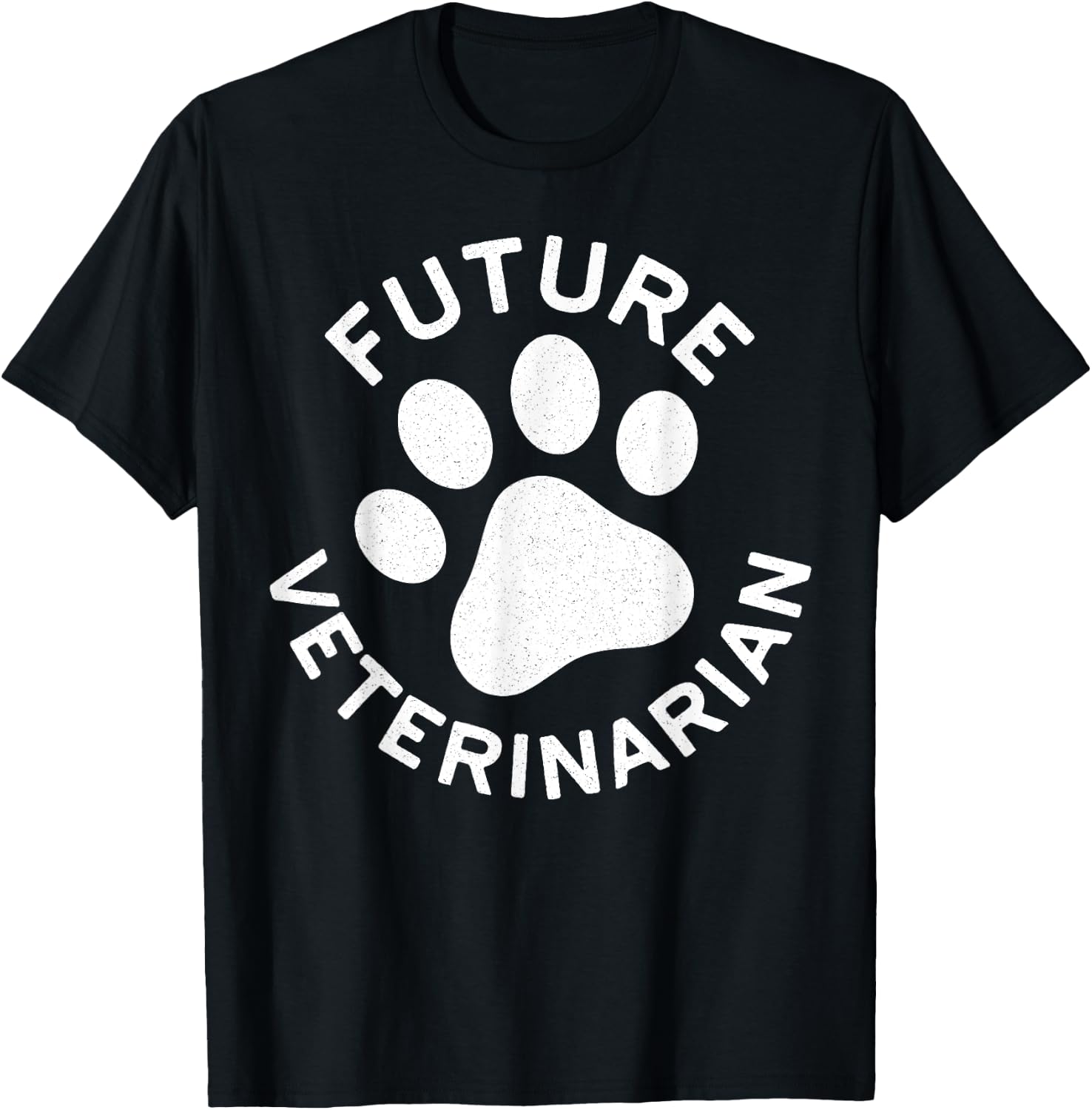 Future Veterinarian Student Doctor Animal Lover Gift T-Shirt - T-Shirt | Black