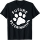 Future Veterinarian Student Doctor Animal Lover Gift T-Shirt - T-Shirt | Black