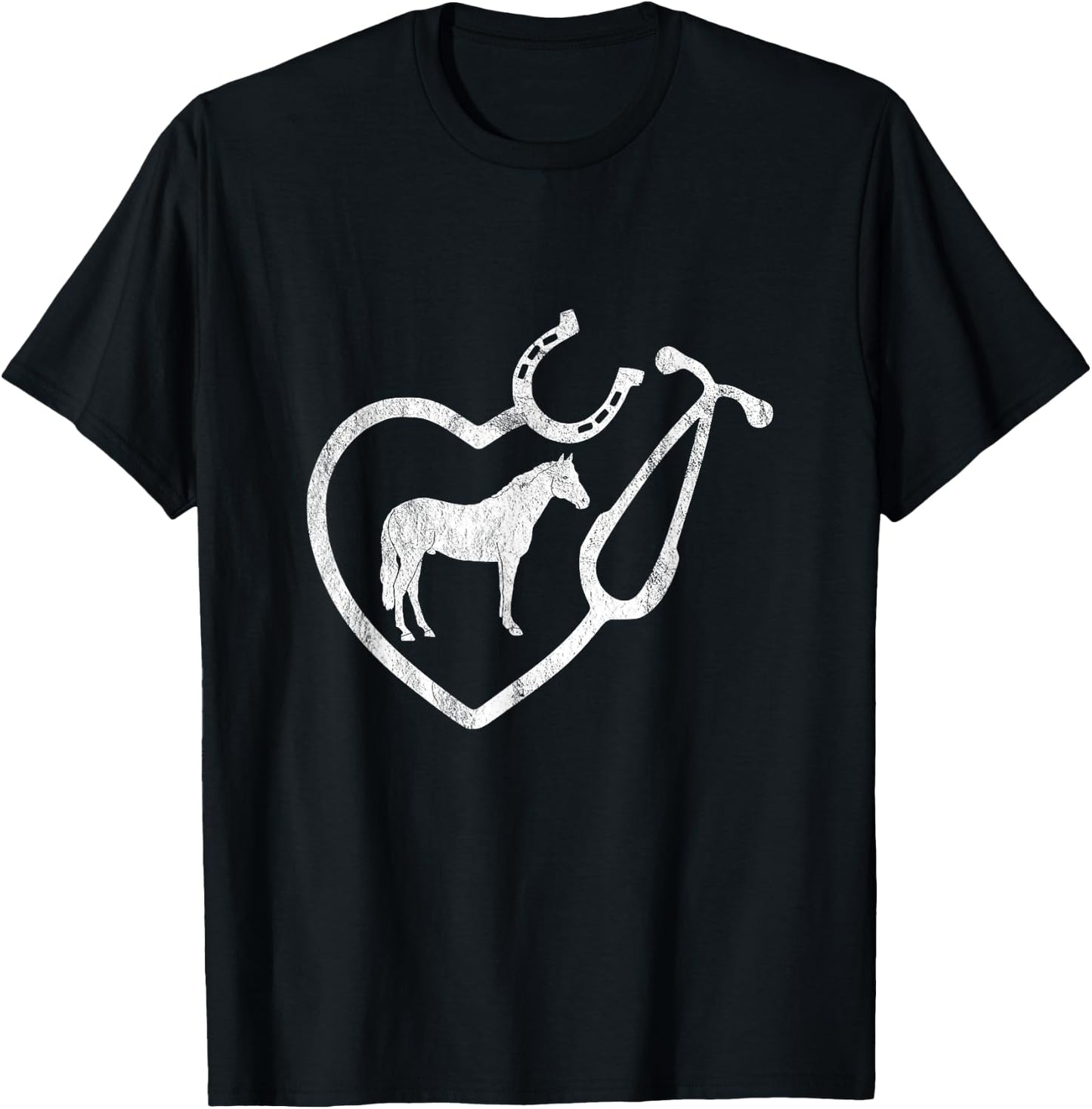 Vet Tech Shirt, Horse Vet Shirt, Vet Tech Gifts T-Shirt - T-Shirt | Black