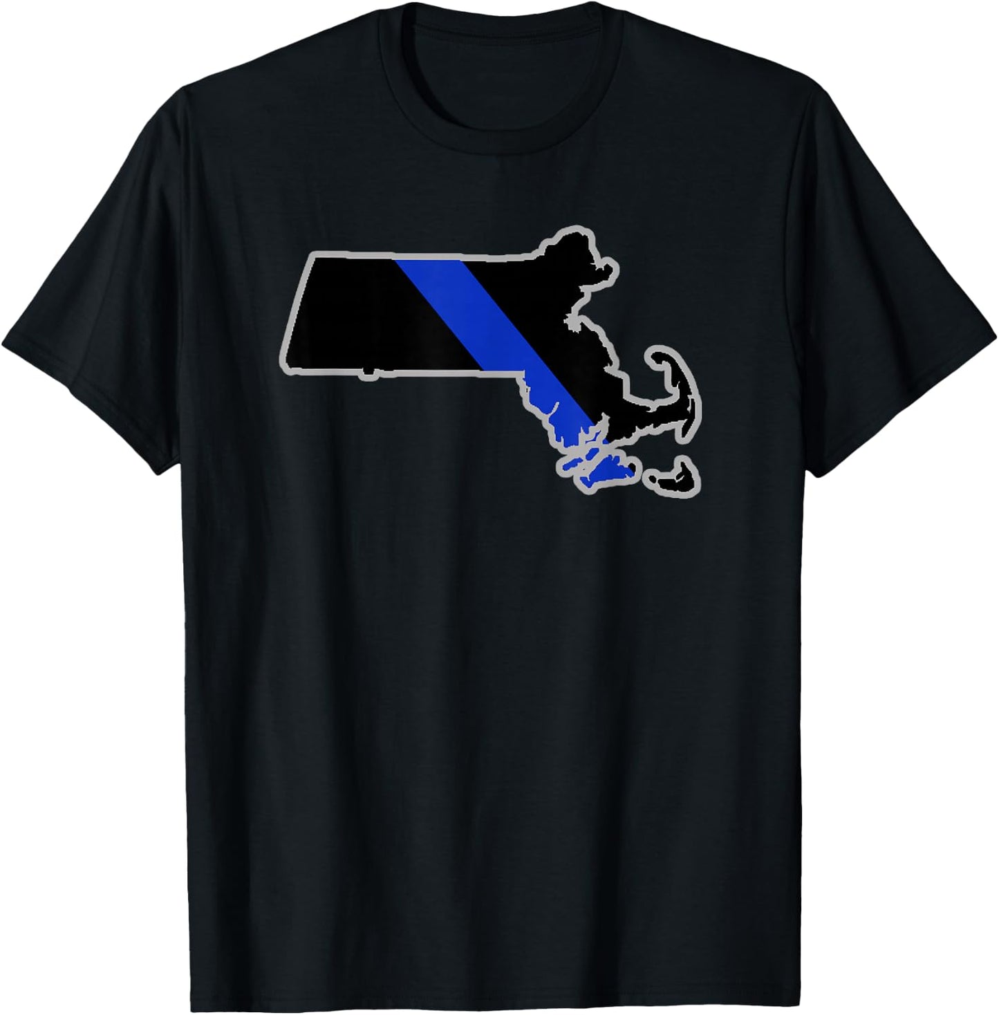 Massachusetts State Police Massachusetts Law Enforcement T-Shirt - T-Shirt | Black
