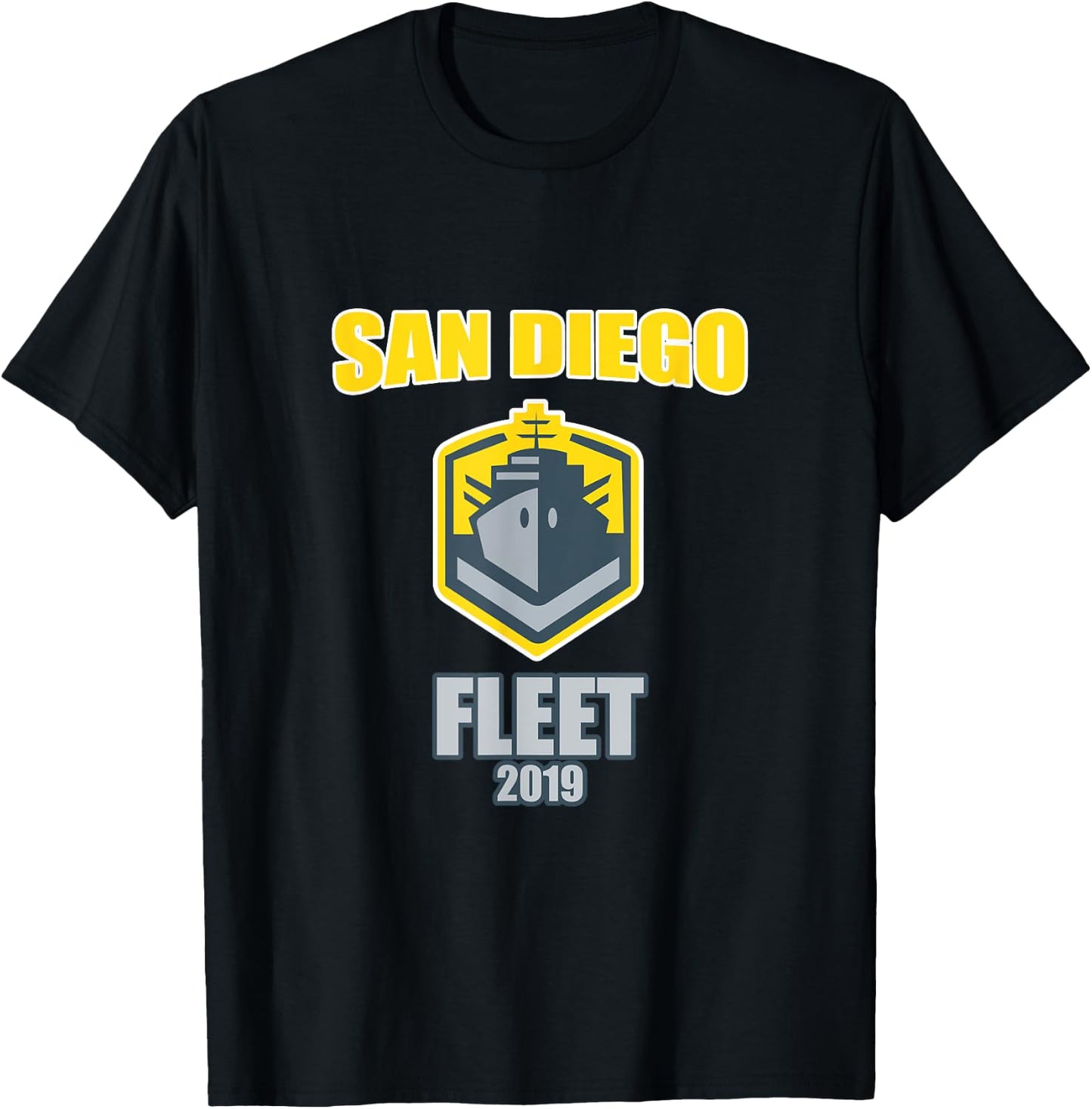 San Diego Football Fleet Shirt Vintage Logo T-Shirt - T-Shirt | Black