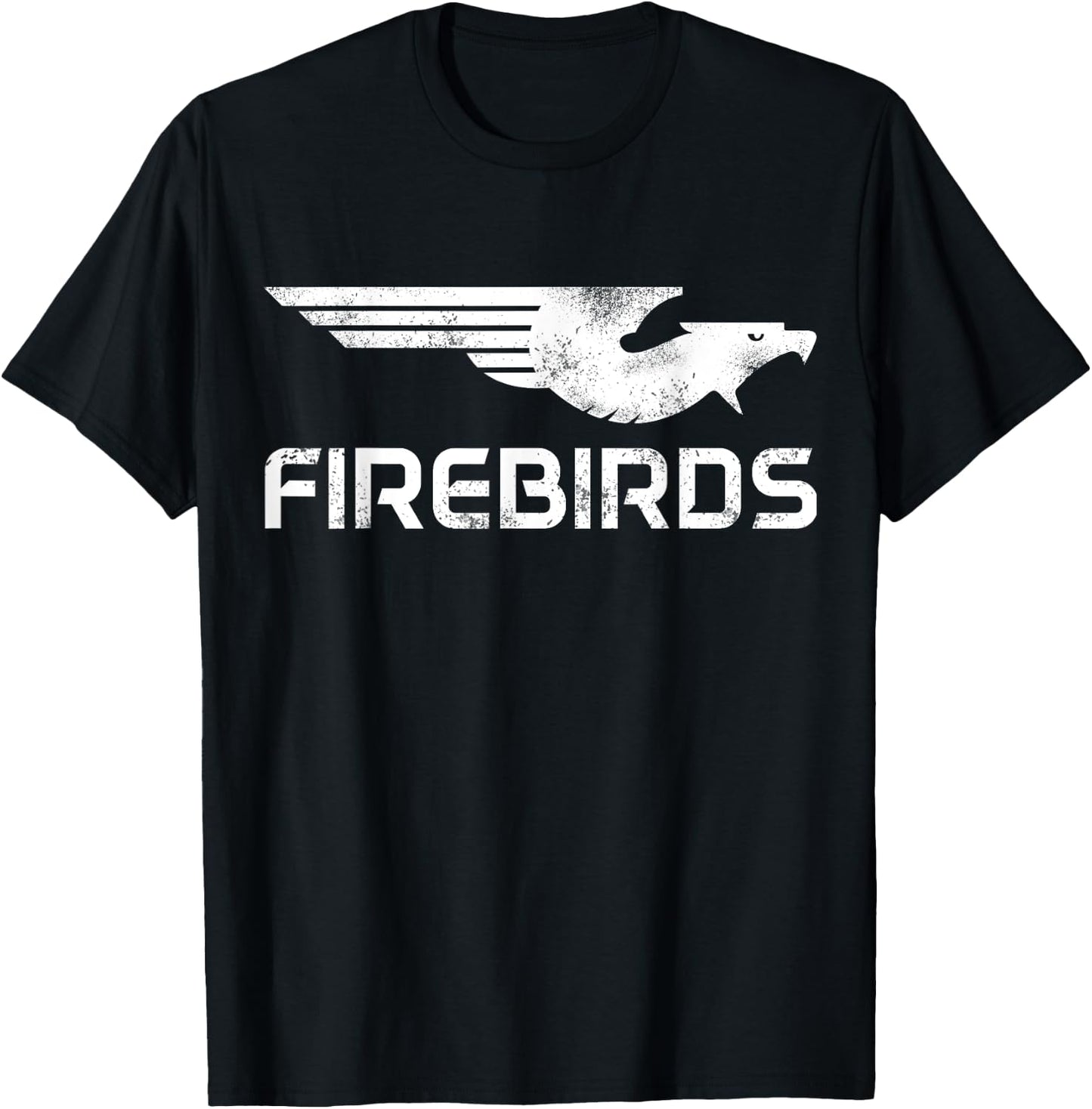 Kettering Firebirds White Bird Logo T-Shirt - T-Shirt | Black
