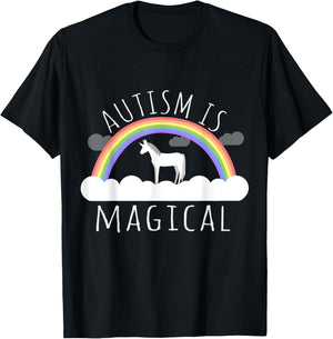 Autism is Magical T-Shirt - T-Shirt | Black