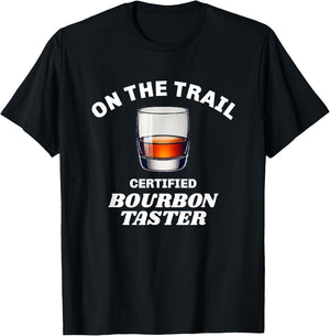 Bourbon Trail Bourbon Taster Kentucky Whiskey Enthusiast T-Shirt - T-Shirt | Black