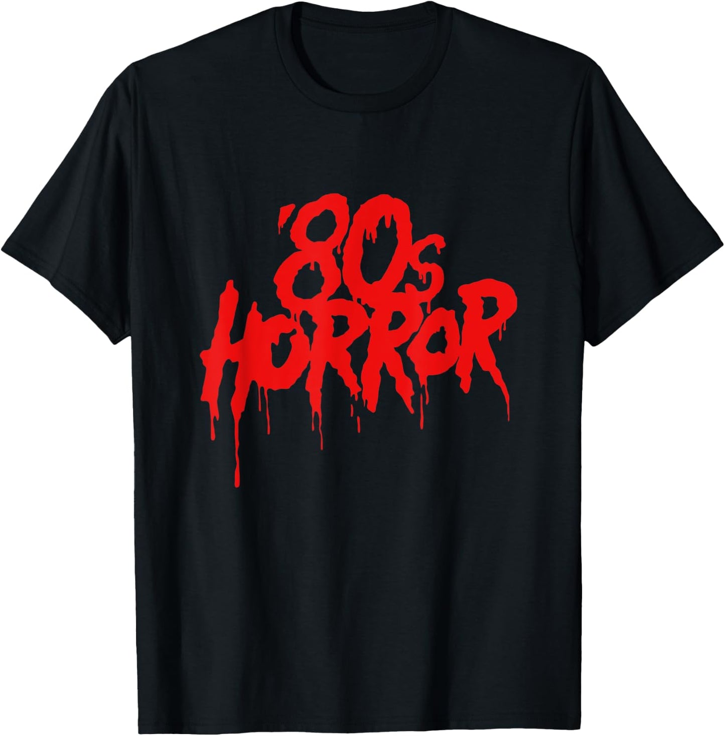 Halloween 80's Horror Movies T-Shirt - T-Shirt | Black