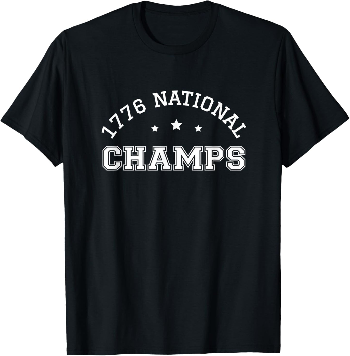 1776 National Champs 2026 July 4th America USA 250 Years Old T-Shirt - T-Shirt | Black