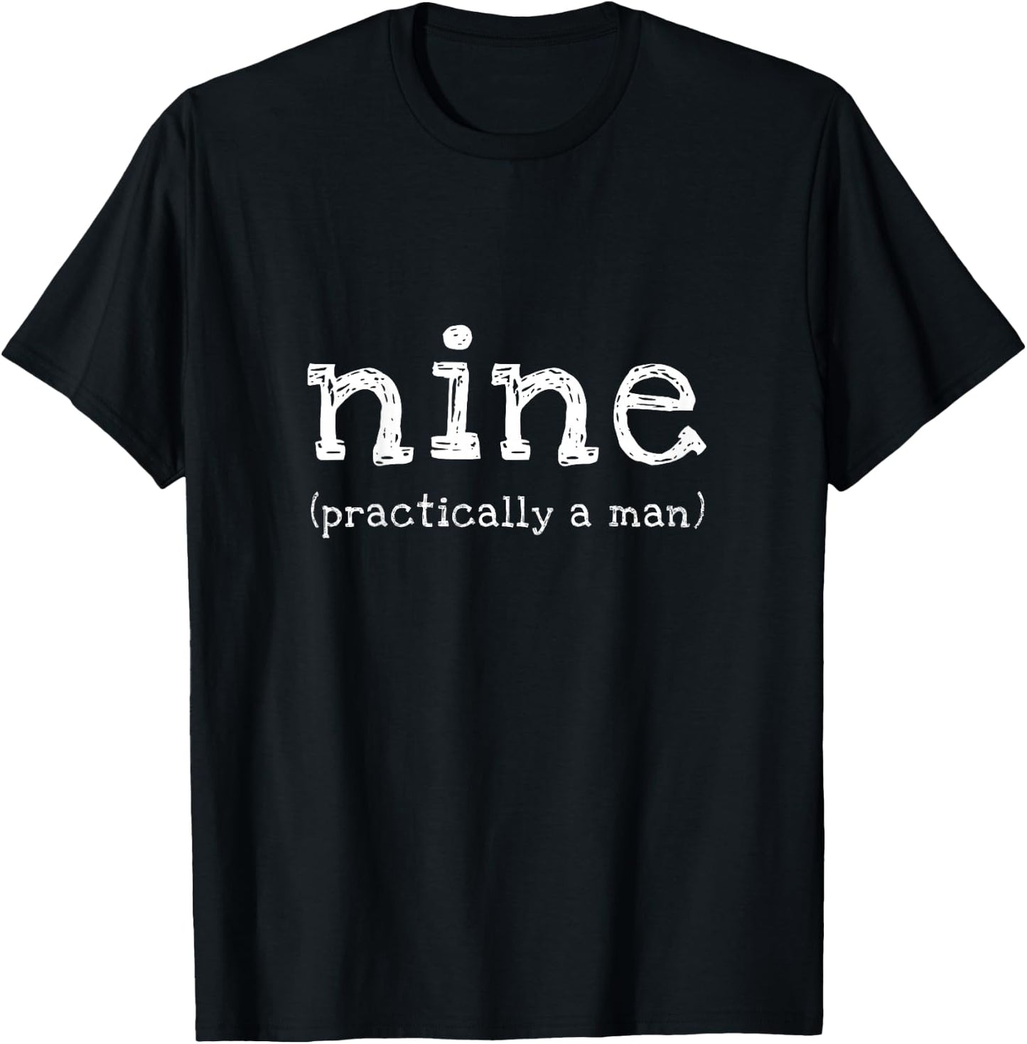 9th Birthday Boy Funny 9 Year Old Cute Party Gift T-Shirt - T-Shirt | Black
