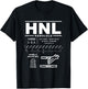Daniel K. Inouye Int'l Airport Honolulu Hawaii HNL T-Shirt - T-Shirt | Black