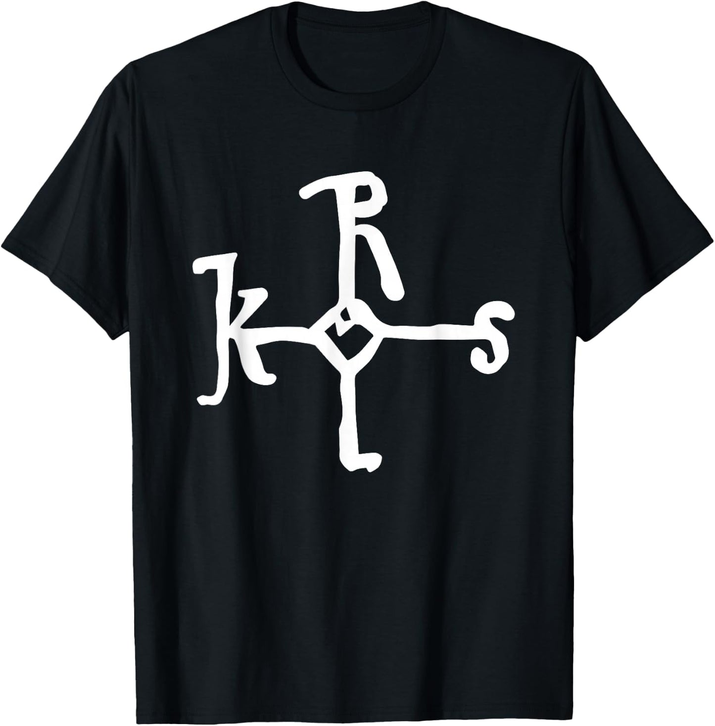 Charlemagne Shirt King Charles Monogram T-Shirt - T-Shirt | Black