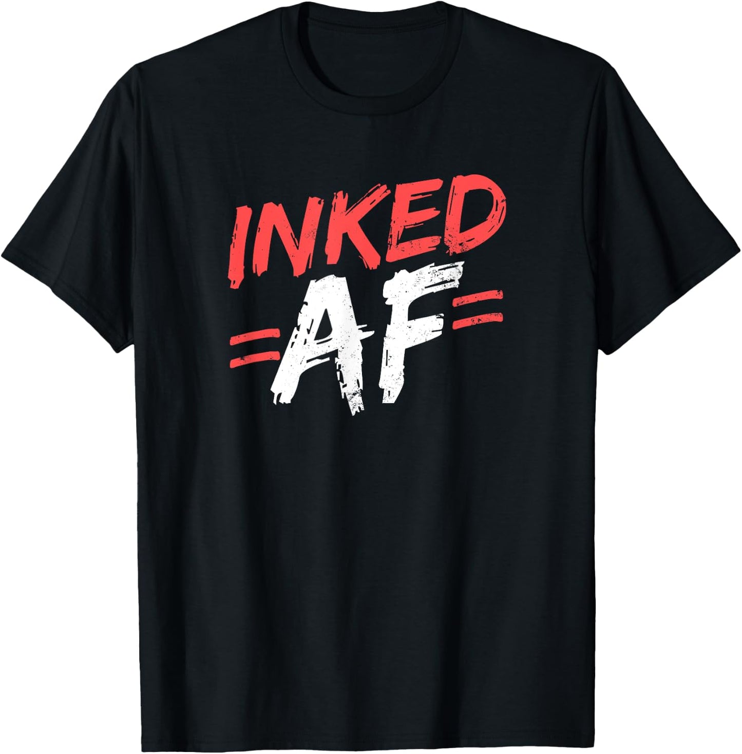 Tattooed Girlfriend Shirt | Inked AF Gift T-Shirt - T-Shirt | Black