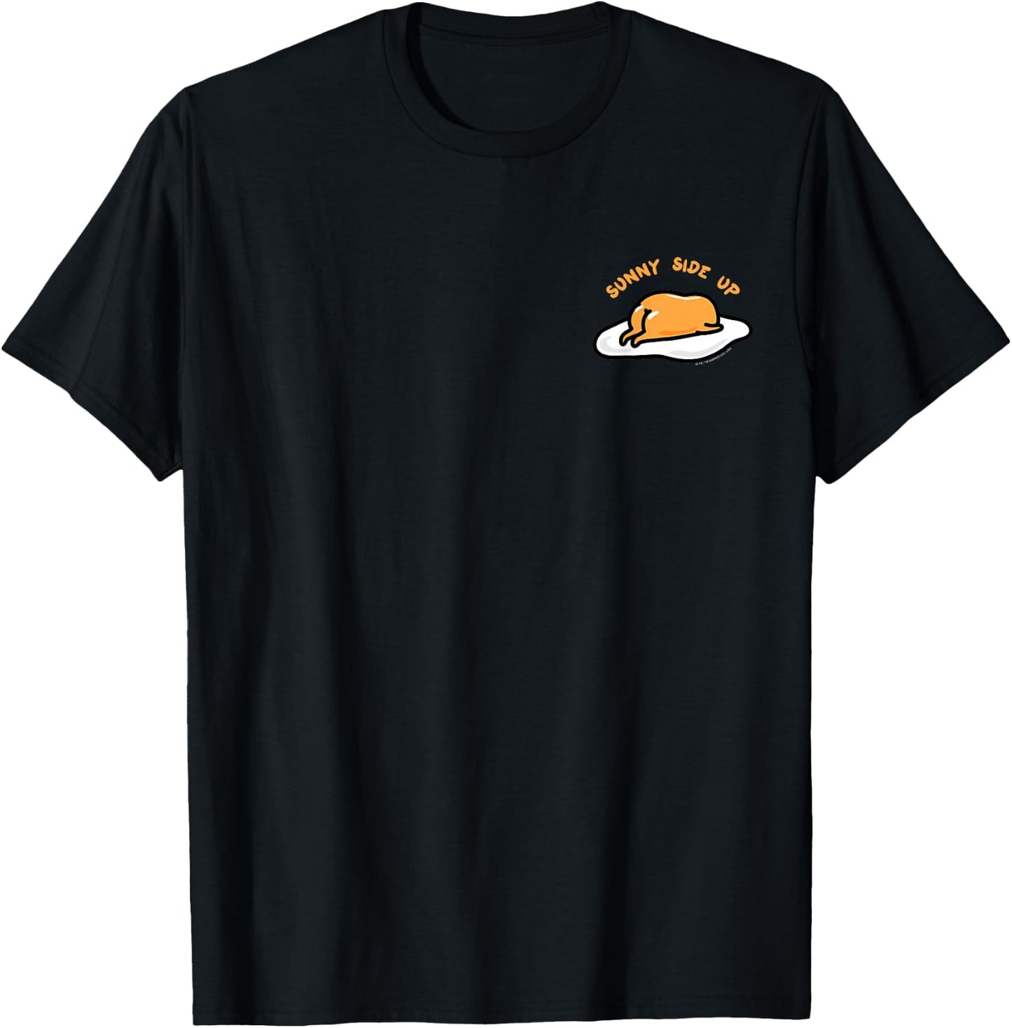 Gudetama The Lazy Egg Sunny Side Up Shirt T-Shirt - T-Shirt | Black