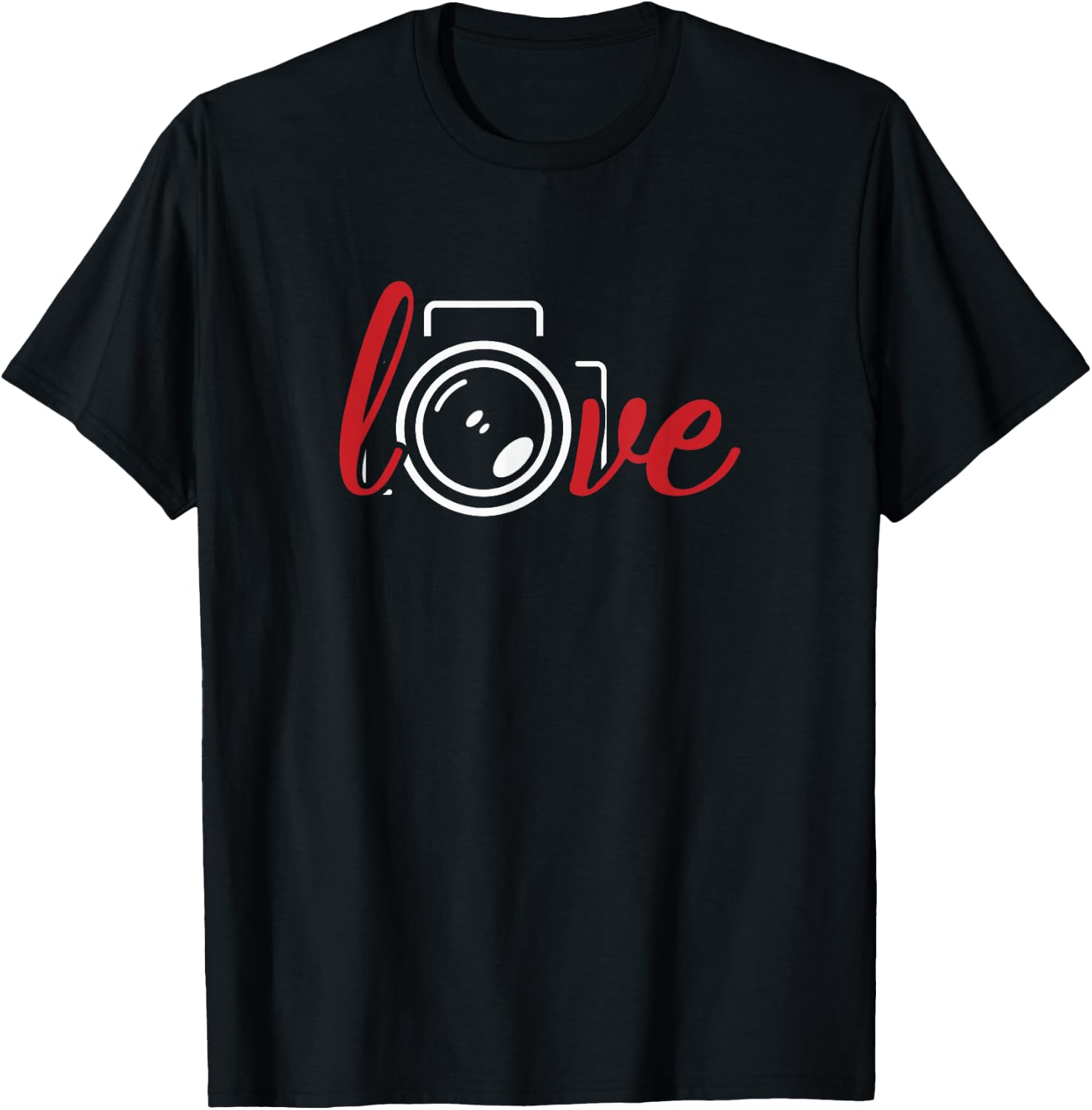 Photography T Shirt Love Photographer Gift T-Shirt - T-Shirt | Black