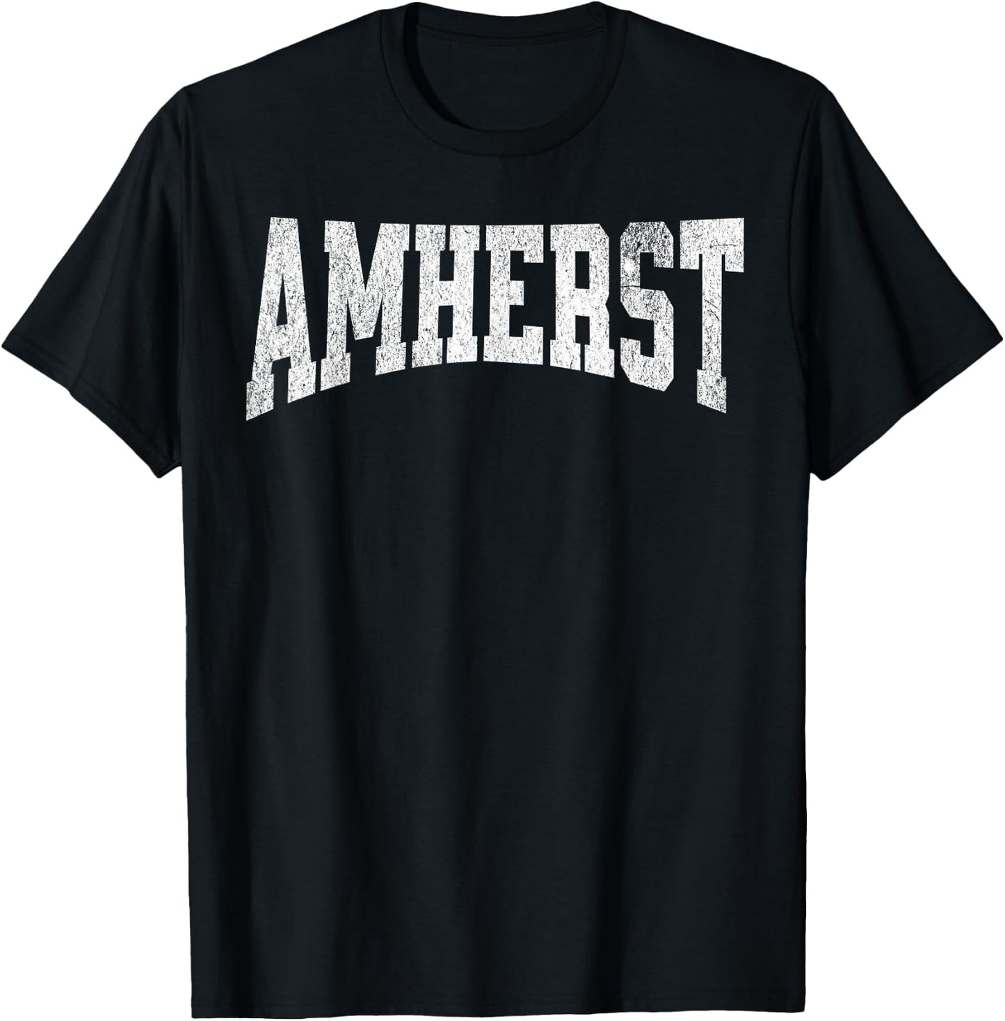 Amherst vintage city Massachusetts T-Shirt - T-Shirt | Black