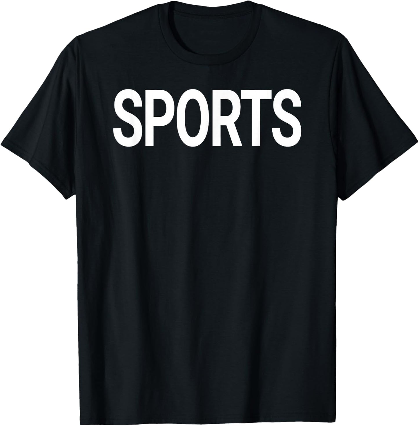 That Says Sports Shirt - A Design That Says Sports T-Shirt - T-Shirt | Black