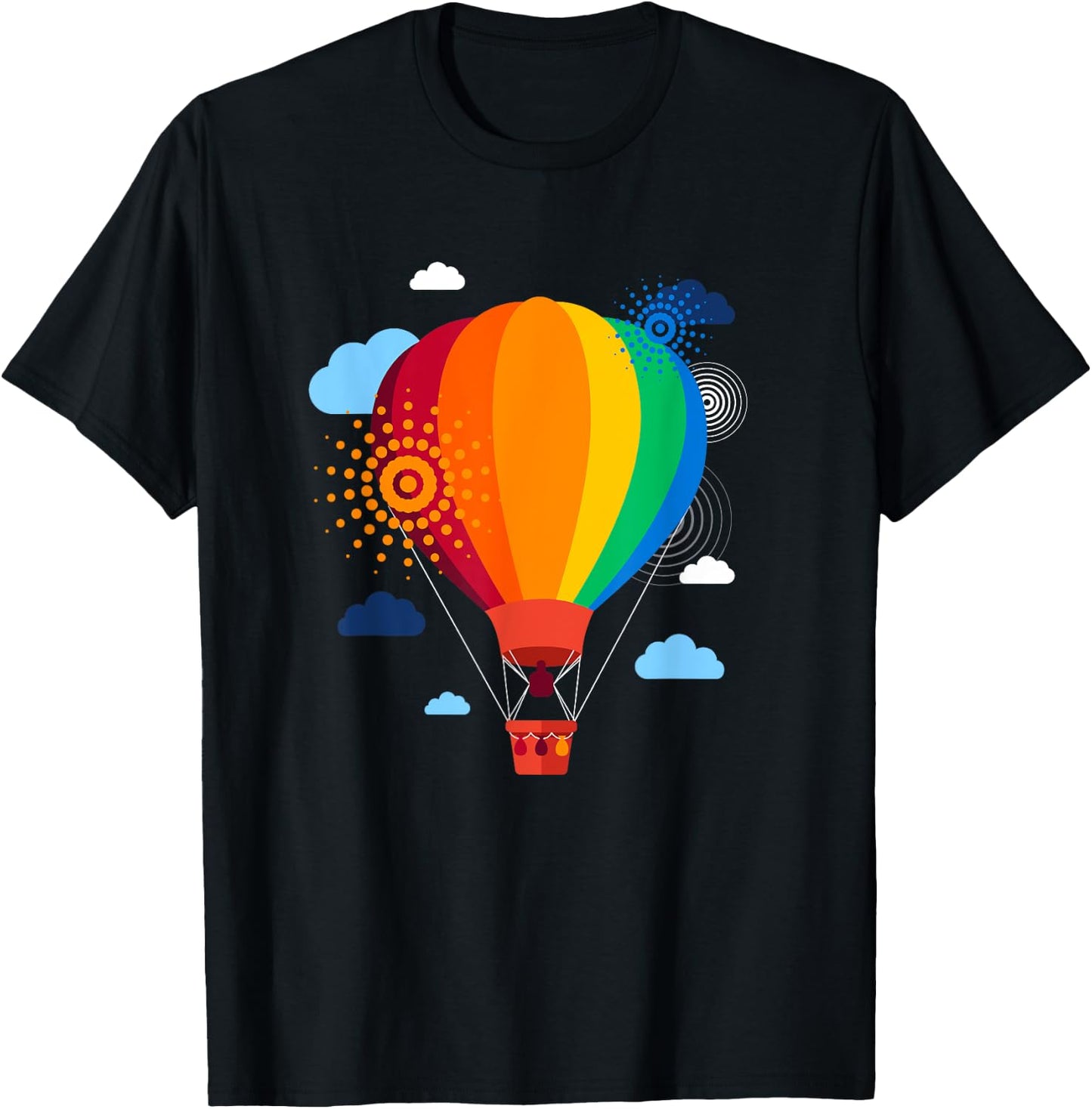 Hot Air Balloon Hot Air Balloon Rides Festival Shirt Medium Pink T-Shirt - T-Shirt | Black