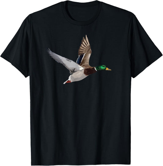 Lazy Drake - Duck Hunting Shirt by Committed Waterfowl T-Shirt - T-Shirt | Black