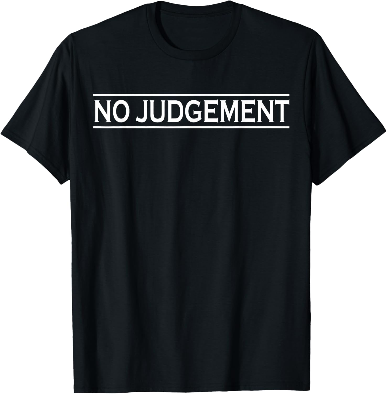 No Judgement Youth Kids Teens T-Shirt - T-Shirt | Black