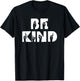 Be Kind ASL Sign Language Deaf Interpreter T-Shirt - T-Shirt | Black