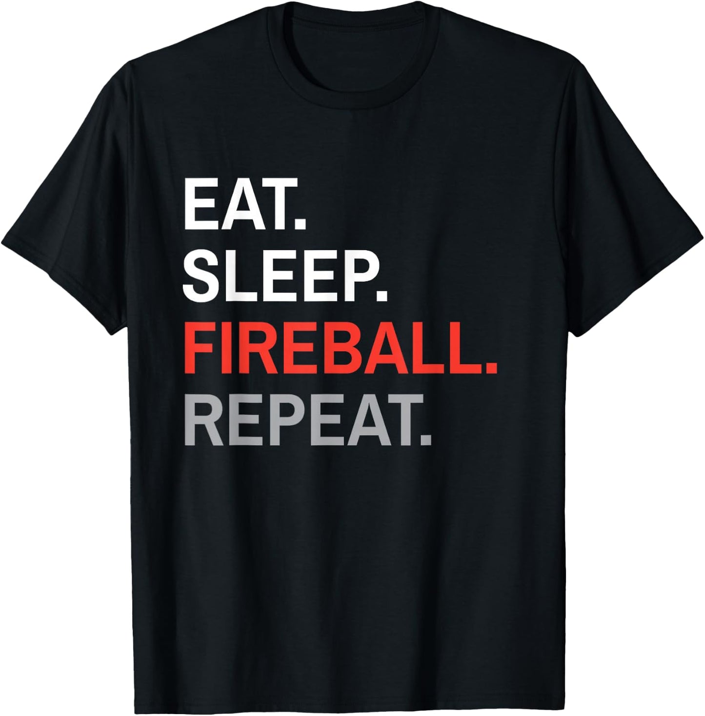 Wizard Class Fireball T-Shirt - T-Shirt | Black