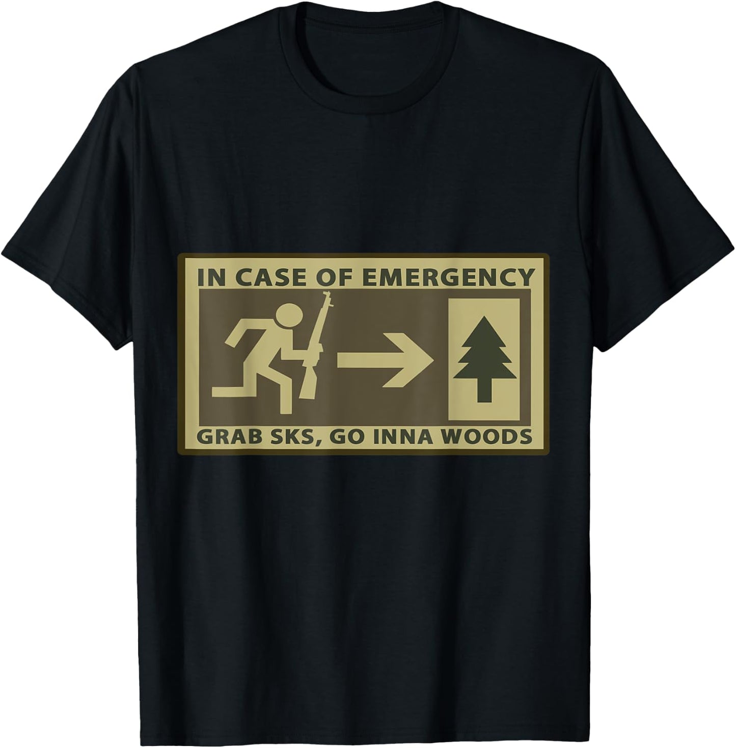 Go Inna Woods , Sks T-Shirt - T-Shirt | Black