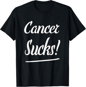 Cancer Sucks! T Shirt- Classic Fit Cancer T Shirt T-Shirt - T-Shirt | Black