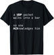 Funny Programming Joke UDP Packet T-Shirt - T-Shirt | Black