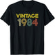 Vintage 1984 Best Year 1984 Original Genuine Classic T-Shirt - T-Shirt | Black