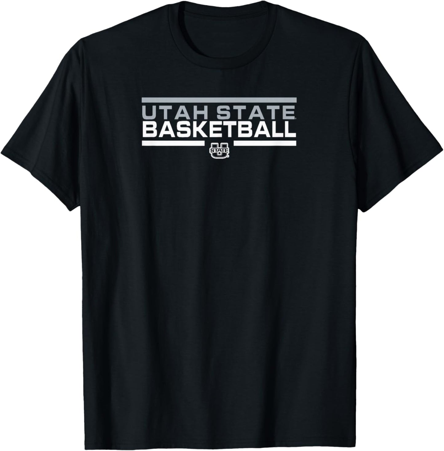 Utah State Aggies Basketball Varsity Navy T-Shirt - T-Shirt | Black