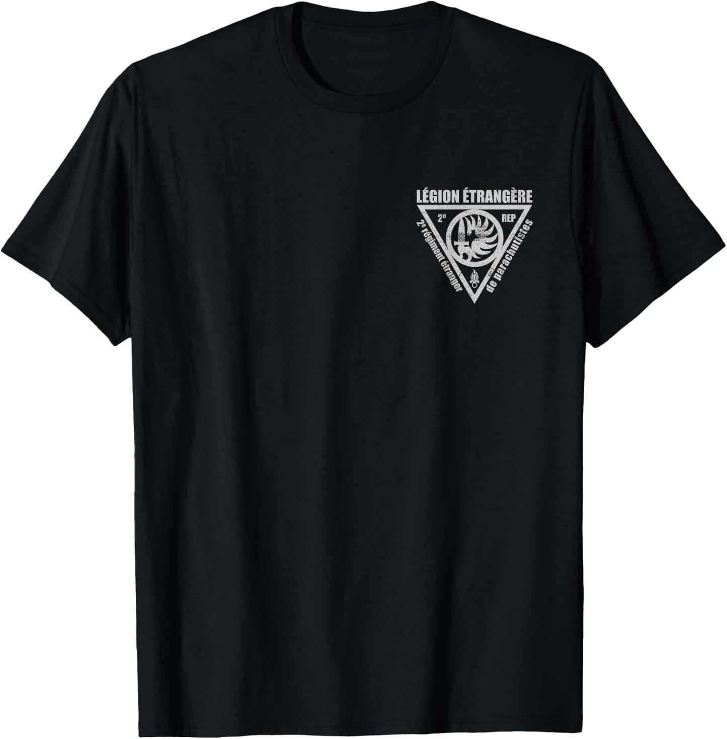 Foreign Legion Paratrooper T shirt - 2 Rep (front/back) T-Shirt - T-Shirt | Black