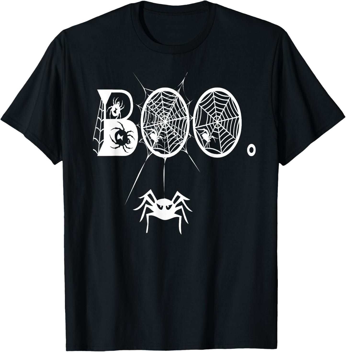 Boo Spiders Creepy Halloween Spiders Costume Gift T-Shirt - T-Shirt | Black
