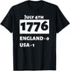 Patriotic for USA Fourth Of July 1776 Independence - Black, , Short Sleeve, Classic Fit, Small T-Shirt - T-Shirt | Black