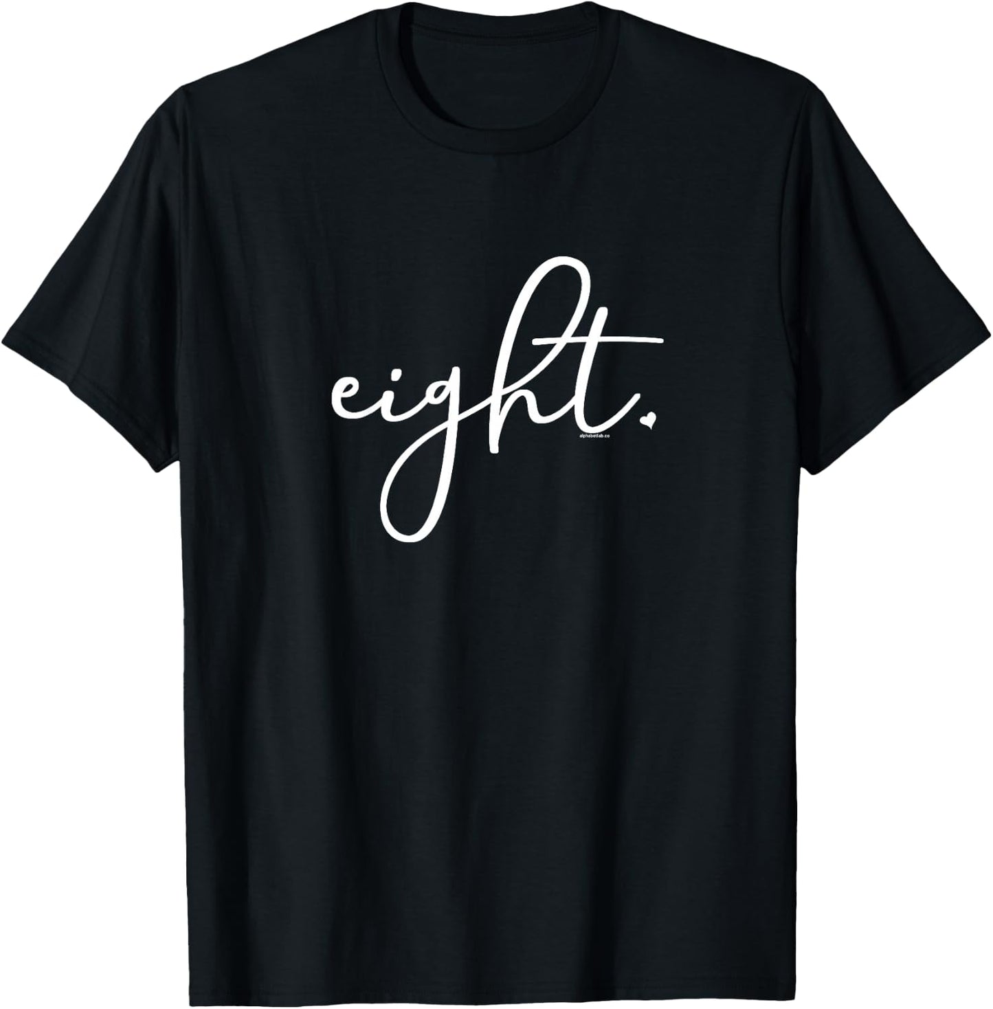 8th Birthday Shirt Girl 8 Year | Party Ideas Age 8 Eight T-Shirt - T-Shirt | Black