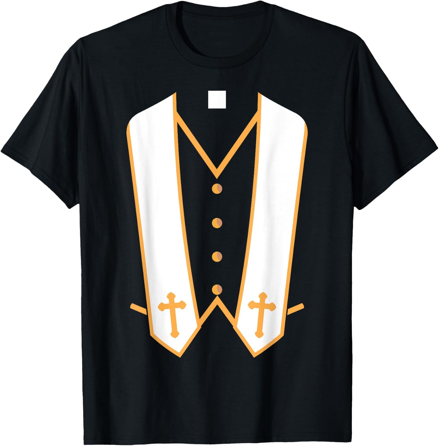 Priest Costume Halloween Shirt - Preacher Shirt T-Shirt - T-Shirt | Black