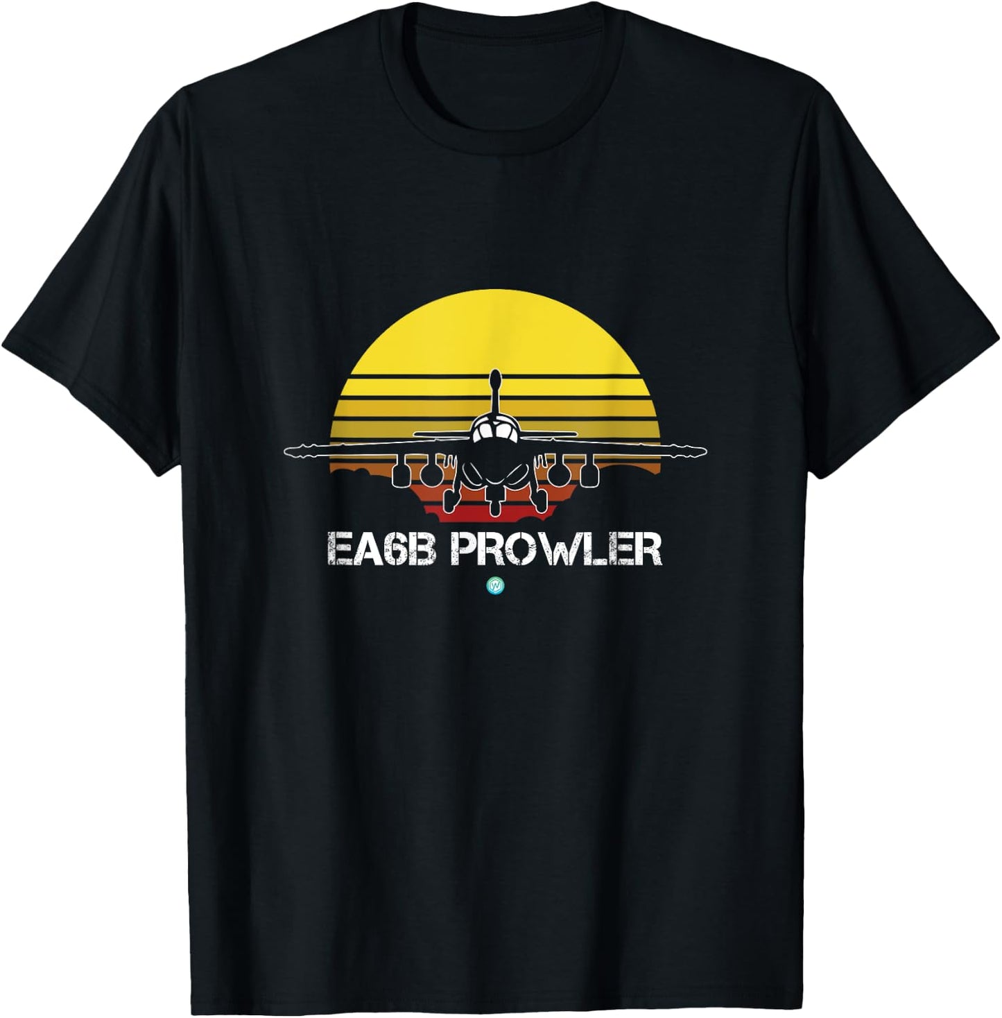 Vintage EA-6B Prowler Military Aircraft Shirt Gift T-Shirt - T-Shirt | Black