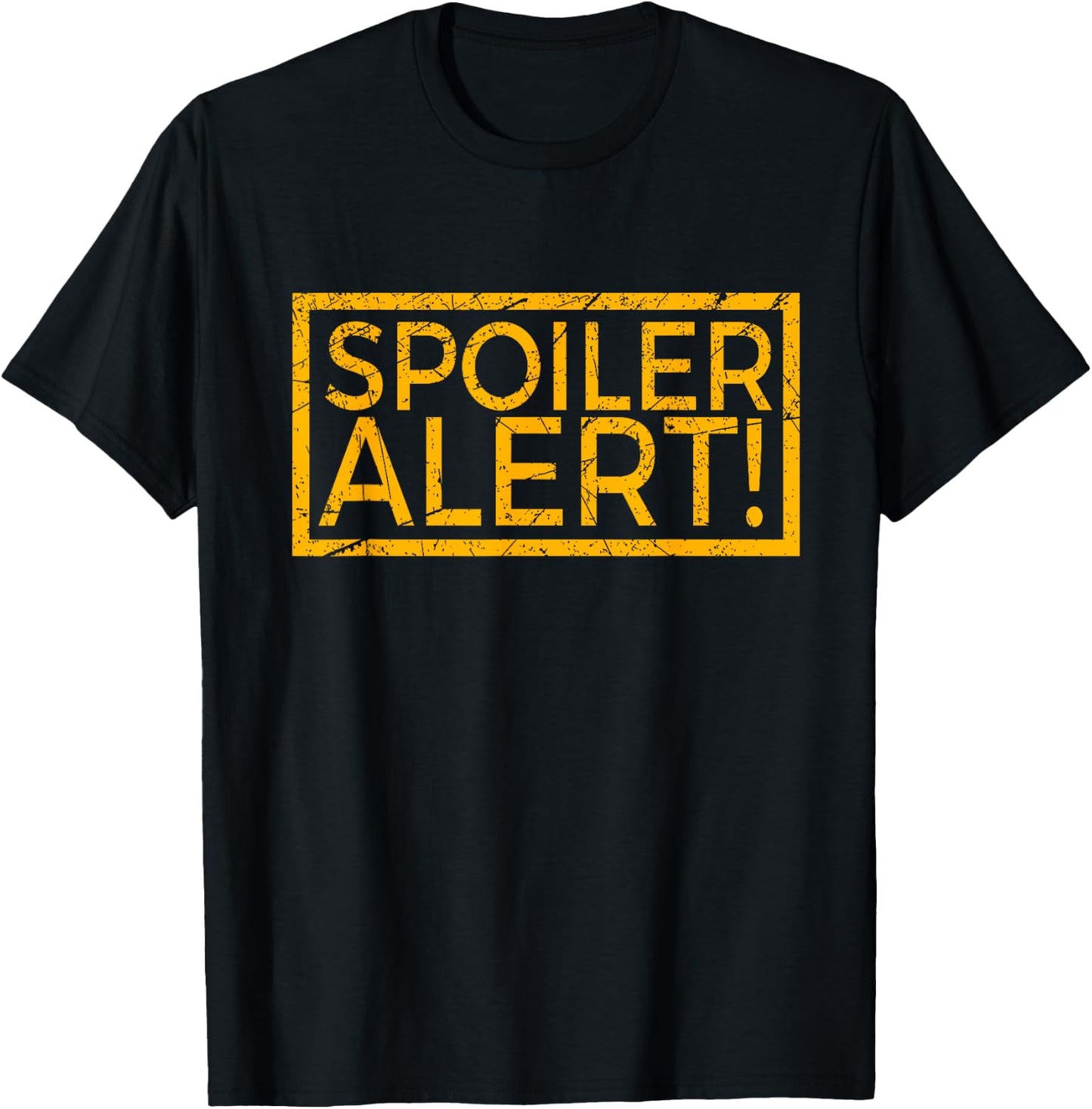 Movie TV Spoiler Alert Movie Fan Spoilers Books T-Shirt - T-Shirt | Black