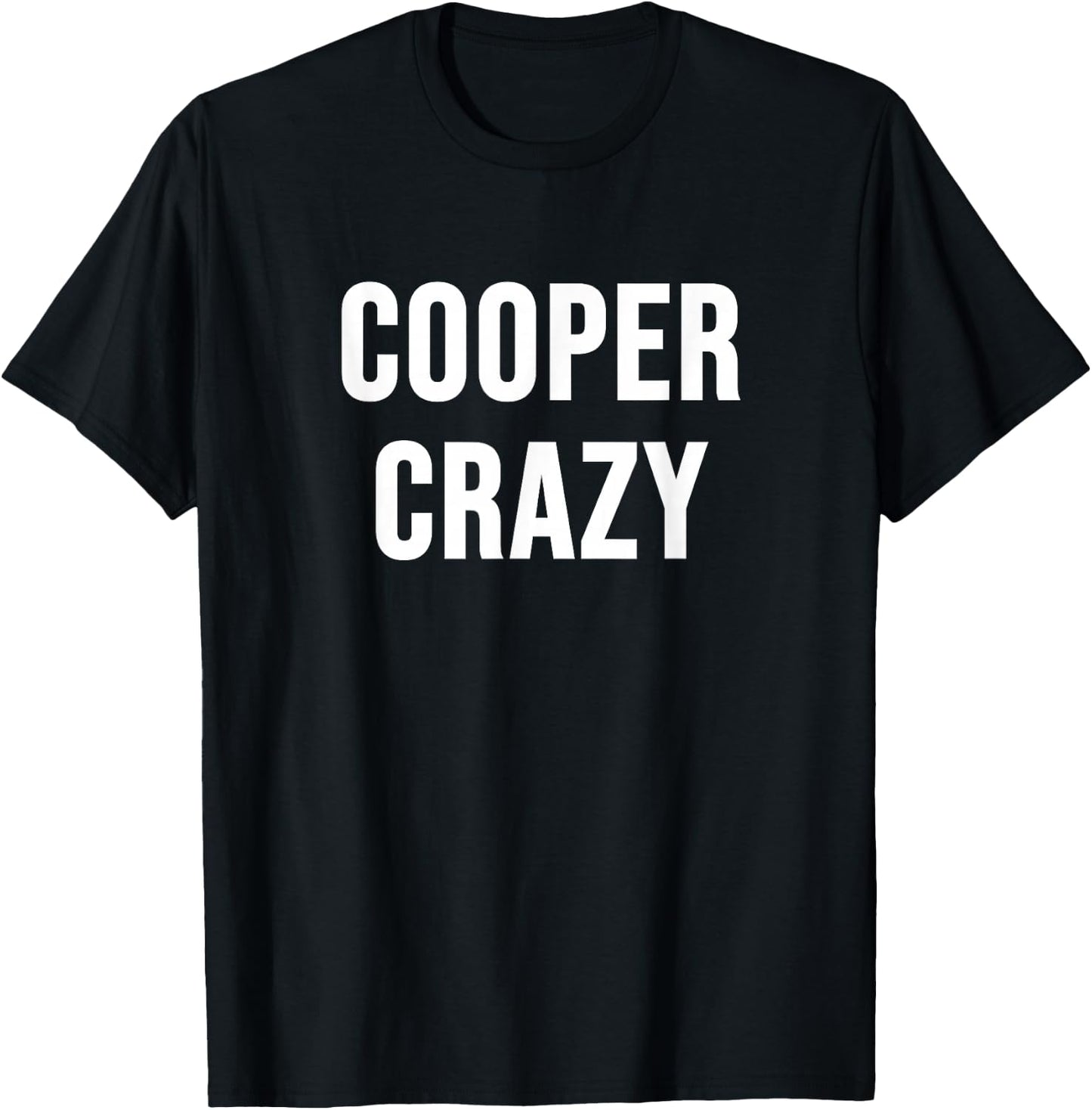 Cooper Crazy T-Shirt - T-Shirt | Black
