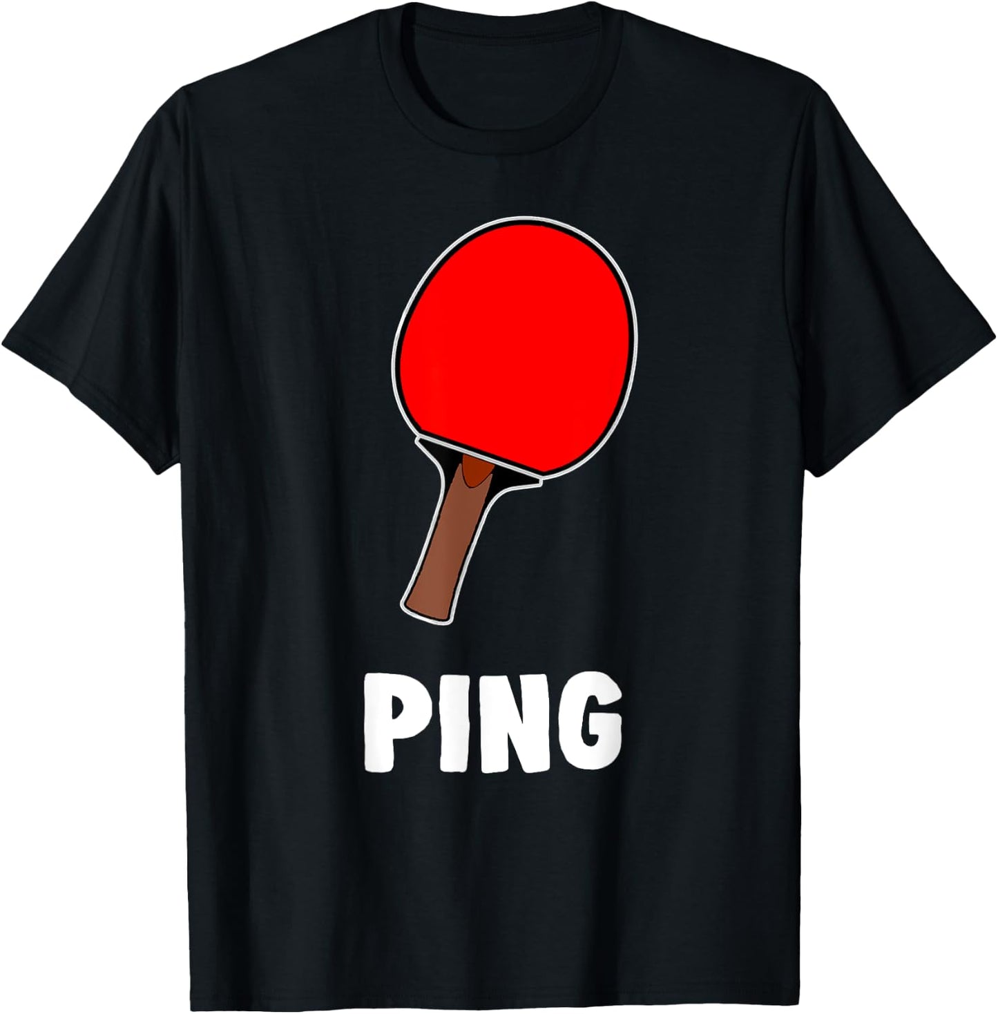 Couple Matching Halloween Costume Ping Table Tennis T-Shirt - T-Shirt | Black