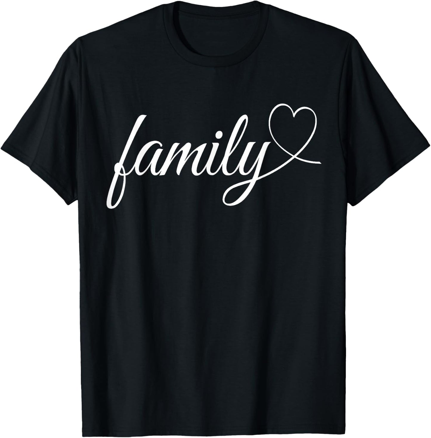 Love My Family Cute Family T-Shirt - T-Shirt | Black