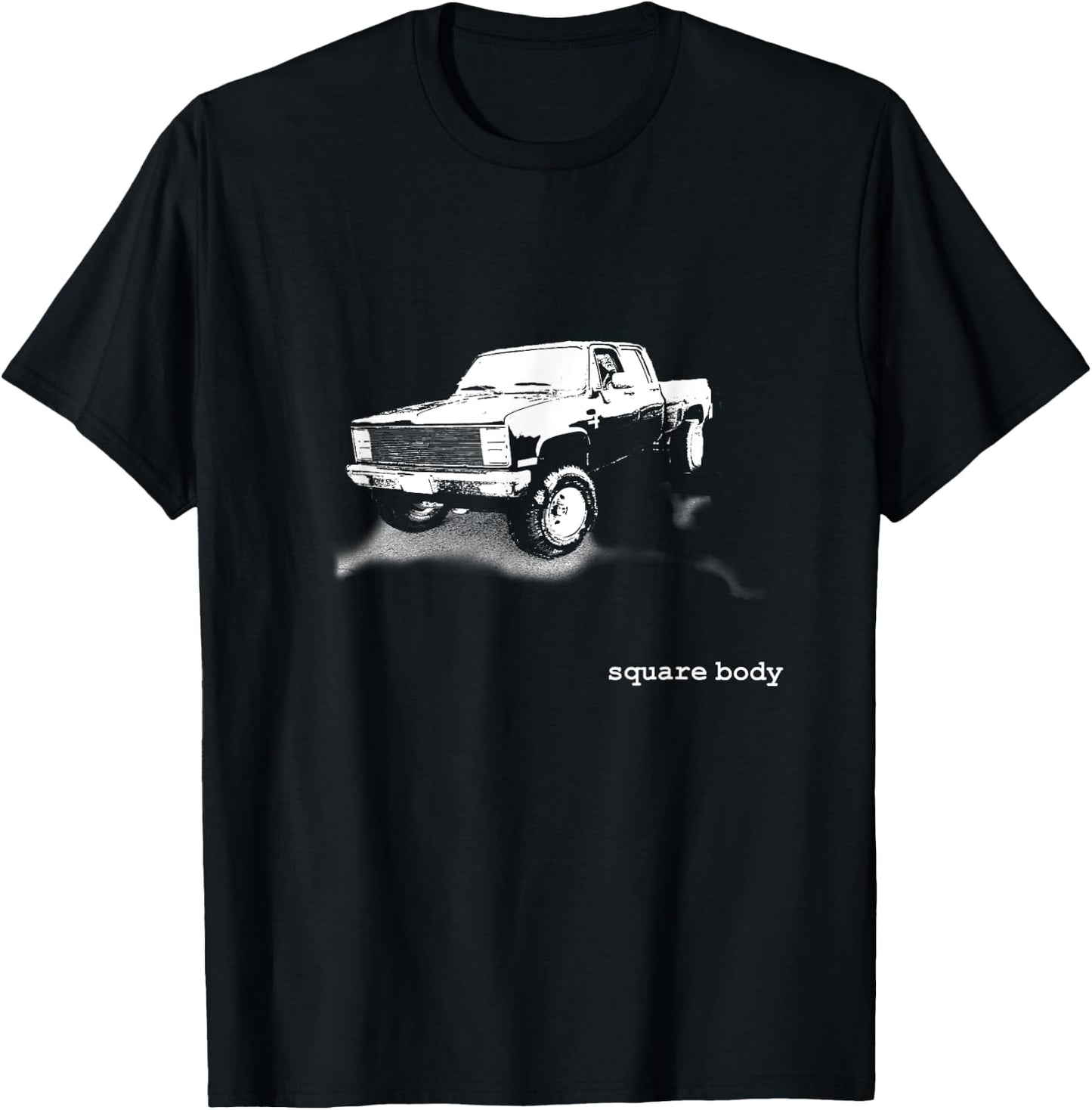 Vintage Square Body Pickup Truck 1973-87 Shirt T-Shirt - T-Shirt | Black