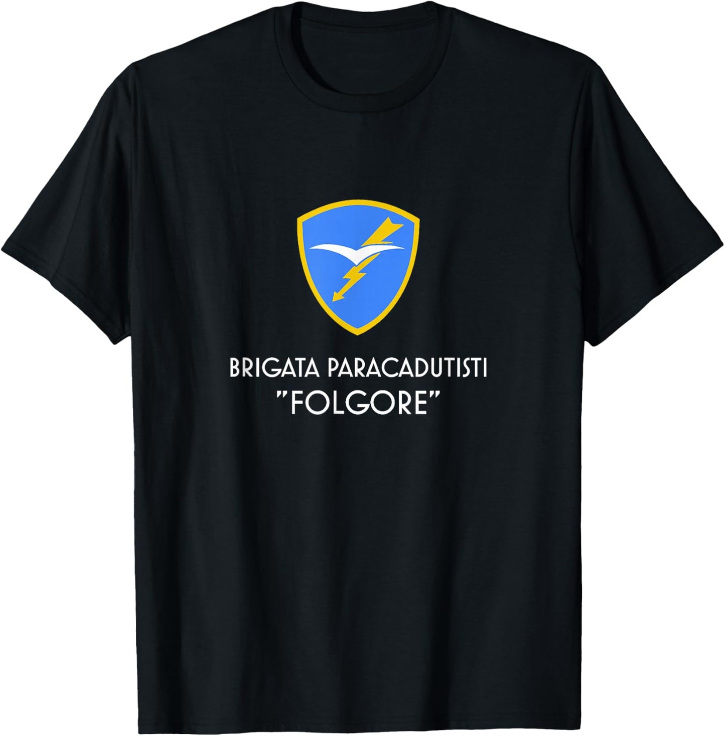 Italian paratroops Folgore airborne european color T-Shirt - T-Shirt | Black