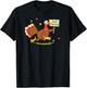 Funny Thanksgiving Turkey Says EAT TACOS Thanksgiving T-Shirt - T-Shirt | Black