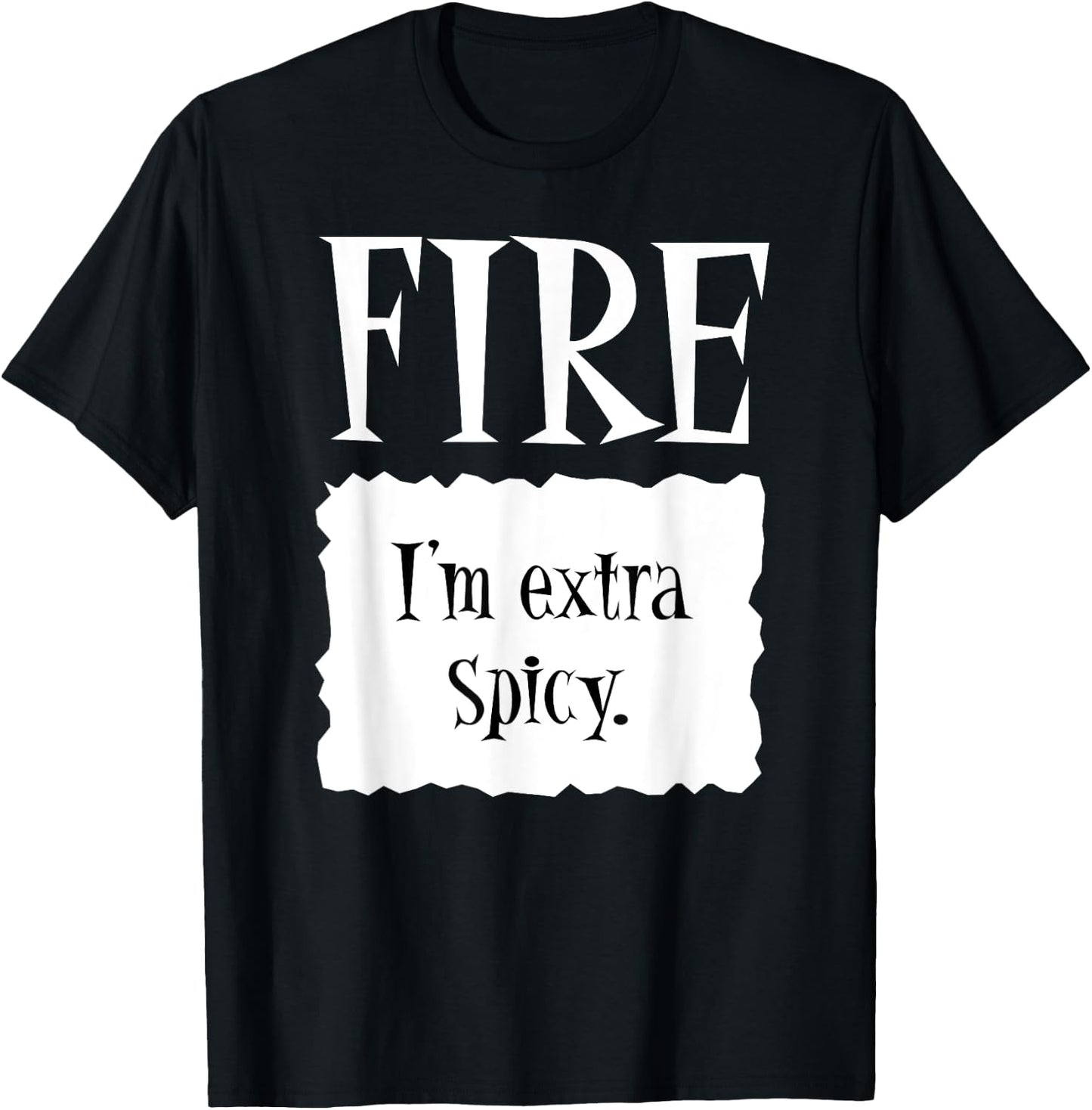 FIRE - Hot Packet Halloween Taco Costume T-Shirt - T-Shirt | Black