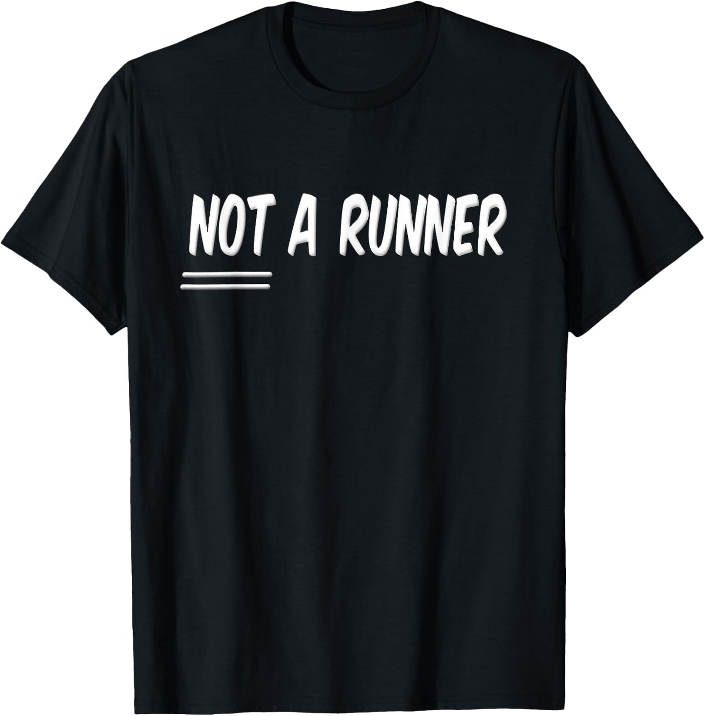 I Hate Running Shirt Funny Running Sucks Non Runner Saying T-Shirt - T-Shirt | Black