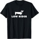 Low Rider Funny Dachshund Dog T-Shirt - T-Shirt | Black