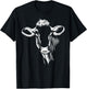 Cute White Jersey Cow T-Shirt - T-Shirt | Black