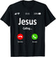 Jesus Is Calling Christian T-Shirt - T-Shirt | Black