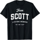 Team Scott Lifetime Member Funny Name Scott T-Shirt - T-Shirt | Black