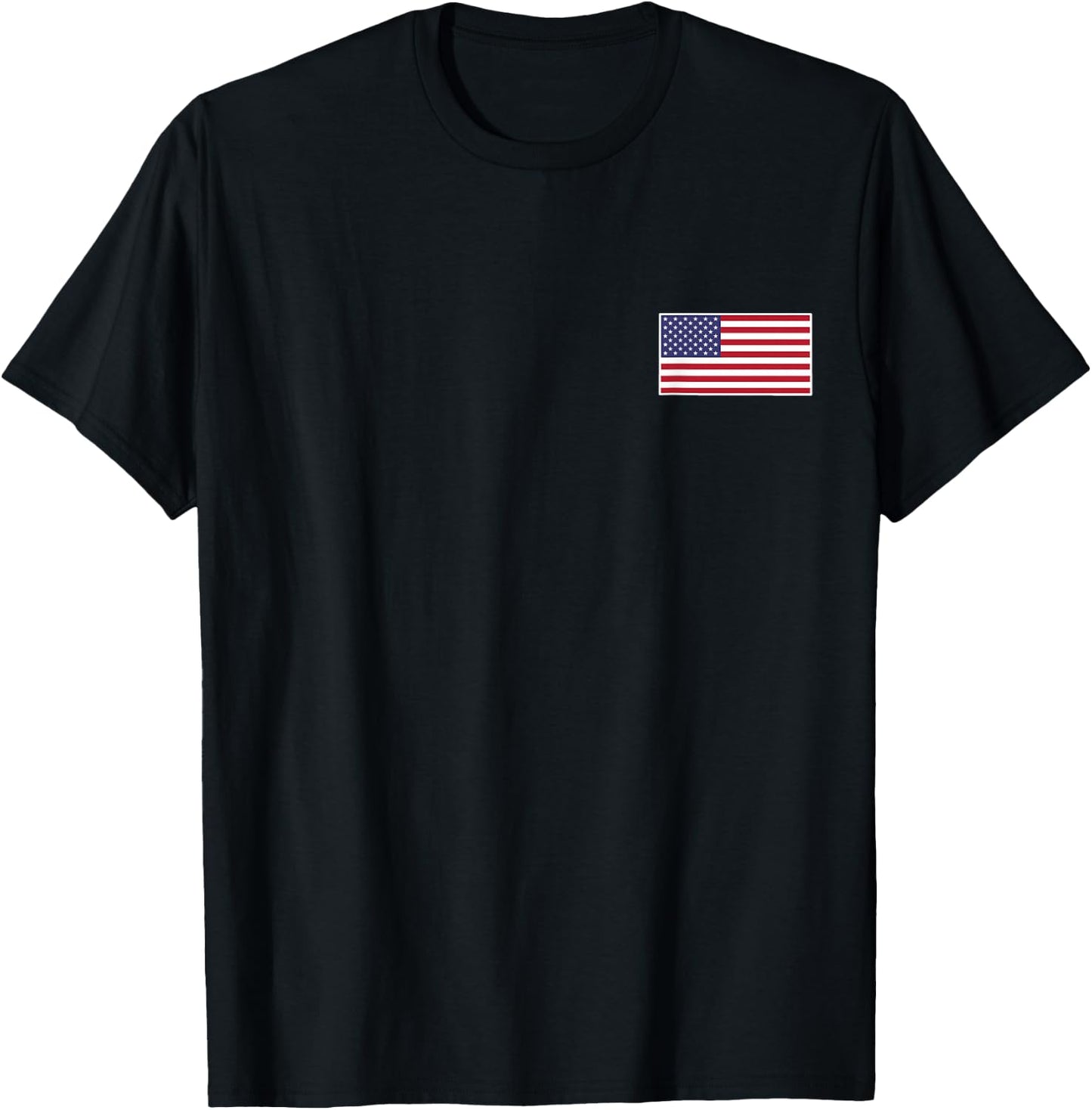US American Flag Cool Patriotic USA Flags Men Women T-Shirt - T-Shirt | Black