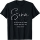Joshua 24:15 As For Me And My House Christian Bible Verse T-Shirt - T-Shirt | Black